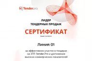 О вручении сертификата «Лидер тендерных продаж» 2025 в Кургане О вручении сертификата «Лидер тендерных продаж» 2025 в Кургане
